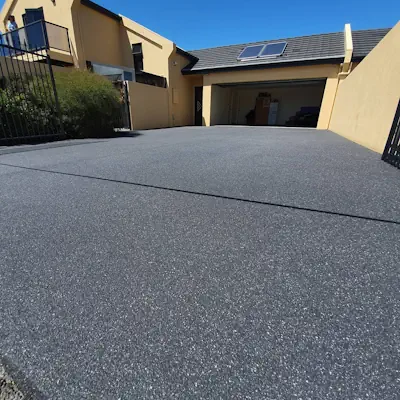 A restored concrete driveway in Ballarat